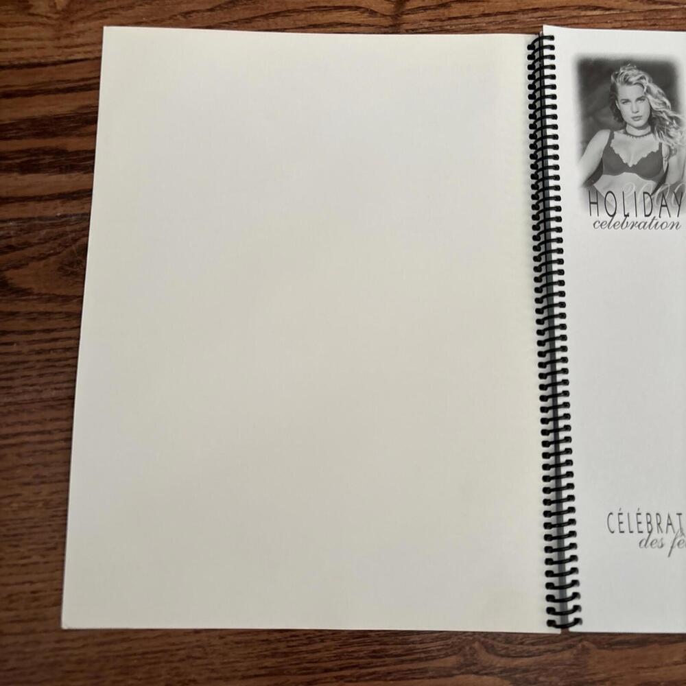 Vintage 2000 La Senza Holiday Celebration Spiral Softcover Notebook - Picture 10 of 14